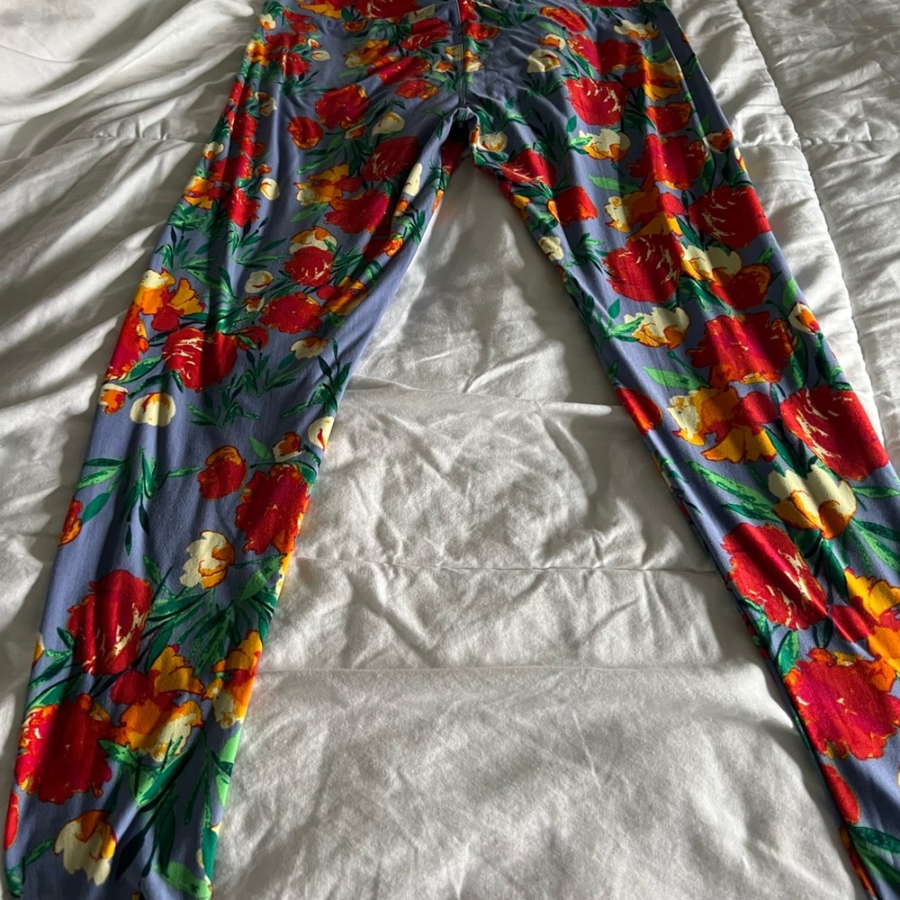 LuLaRoe Colorful Floral Leggings